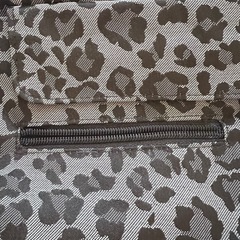 ブラウン ヒョウ柄 ショルダーバッグの画像