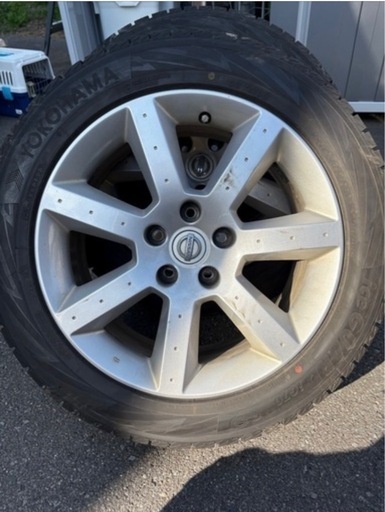 フェアレディZ33 純正17インチ スタッドレスタイヤ付き 4本