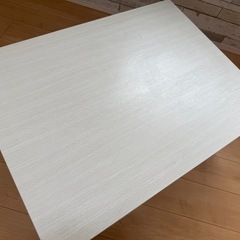受け渡し決定 リビングこたつ テーブル ニトリ ホワイトウォッシュの画像