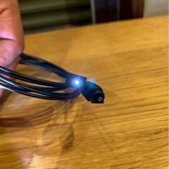 光ファイバーケーブル　2本　動作OK切断なしの画像