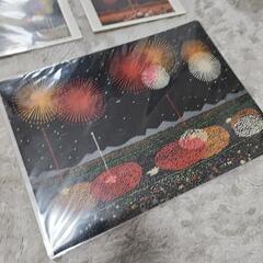 山下清絵はがき3枚クリアファイル1枚セットの画像