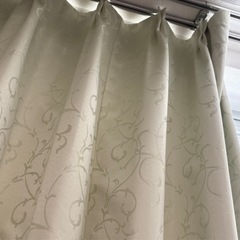 遮光カーテン　グリーンの画像