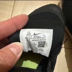Nike ナイキ ブラック スニーカー 18cmの画像