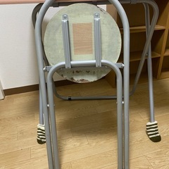 折り畳みデスクセット➕木製椅子の画像