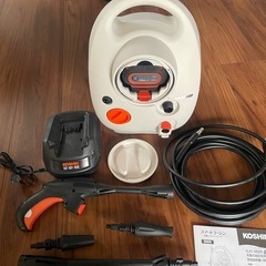【値下げ】充電式高圧洗浄機 工進 KOSHIN SJC-3625  使用回数2回の画像