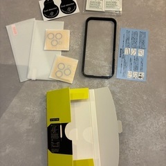 iPhone16Pro ガラスフィルム　ガイド枠付きの画像