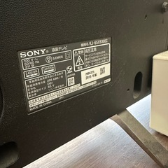 65型液晶テレビ　テレビボード付き2015年製　の画像