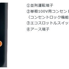 新品未使用　HONDA  enepo 　カセットガス発電機　ガス1ケース付き　EU9iGB（エネポ）の画像