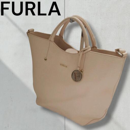 【極美品】フルラ　FURLA　アリッサ　トートバッグ　ハンドバッグ　2way 極美品】フルラ FURLA アリッサ トートバッグ ハンドバッグ 2way