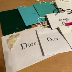 dior CHANEL他　ショップ袋　ショッパー　ラッピングの画像