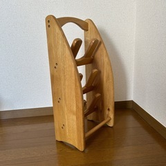 木製スリッパラック/スリッパ立ての画像