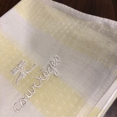 レディース  ハンカチ 2枚  Courreges  JUNKO  SHIMADAの画像
