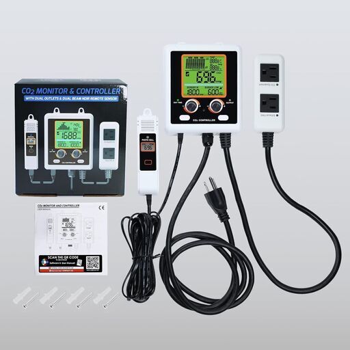 【新品】CO2 コントローラー 二酸化炭素制御 昼夜検知 新品】CO2 コントローラー 二酸化炭素制御 昼夜検知