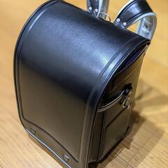 【美品 日本製】ランドセル ふわりぃ 黒✕青ステッチ ※価格交渉可の画像