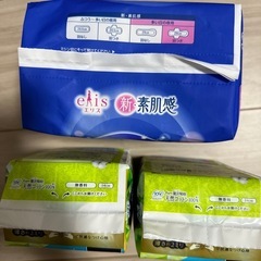 生理用品ナプキン、シート3袋セットまとめ売りの画像