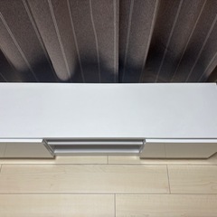 テレビ台　白の画像