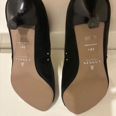 ランバンコレクション　パンプス　24.5cm　オープントゥの画像