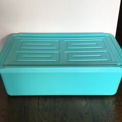 フタ付き 収納ボックス（その3） 衣装ケース プラスチック ストッカー 昭和レトロの画像