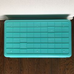フタ付き 収納ボックス（その3） 衣装ケース プラスチック ストッカー 昭和レトロの画像