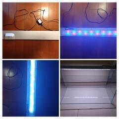 水槽　ガラス水槽　60センチ　GEX LED 600おまけ付きの画像