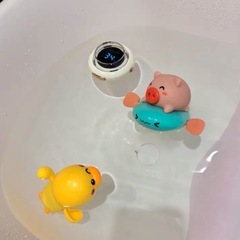 ベビー　お風呂　防水温度計　　　の画像