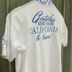 Gotcha Golf ガチャゴルフ　刺繍ポロシャツ ホワイト ゴルフウェア　Lの画像