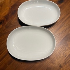 無印良品　オーバルボウル2個の画像