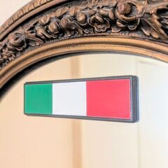 イタリア製　アンティーク調　ミラー　鏡　高級　エレガント　おしゃれ　豪華の画像