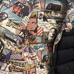 Hysteric Glamour　コミック柄ダウンの画像