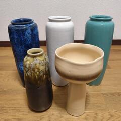 花瓶　花器　5点セットの画像