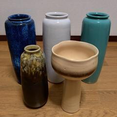 花瓶　花器　5点セットの画像