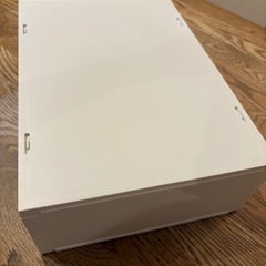 ＊無印良品＊ポリプロピレン小物収納ケース＊中＊引出２個＊ホワイトグレー＊の画像