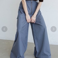 vacancy ZIPハイウエストワイドパンツ　ヴァカンシーの画像