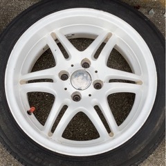 15インチ アルミホイール 4本セット PCD4x100の画像