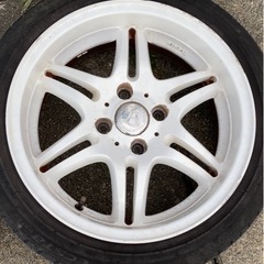 15インチ アルミホイール 4本セット PCD4x100の画像