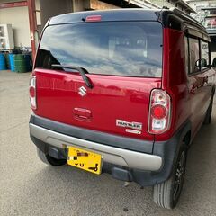 平成２６年式　スズキ　ハスラーＸターボ 　上級グレード　車検2年付き　ツートン　地デジTV Ｂカメ　レーダーブレーキ　Ｓヒーター　横滑り防止装置　iストップ　検査Ｒ７年７月の画像