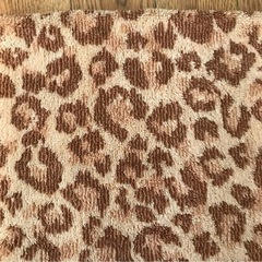 美品☆バスタオル・フェイスタオル☆２点☆ヒョウ柄☆エストネーション☆人気完売商品の画像