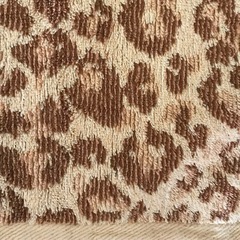 美品☆バスタオル・フェイスタオル☆２点☆ヒョウ柄☆エストネーション☆人気完売商品の画像