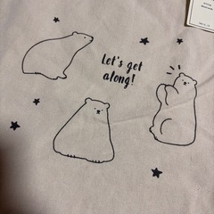 新品　雑貨屋さん　トート　シロクマの画像