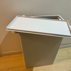 無印　ダストボックス　ゴミ箱　横開き蓋付きの画像