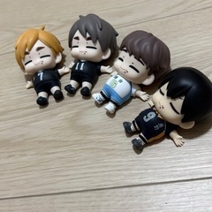 ハイキュー!!まんぷくごちそうさマスコット 4体セットの画像