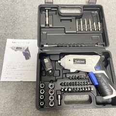 新品 コードレス 電動ドライバー セットの画像