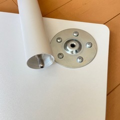 ニトリ 簡単に脚を外せるローテーブル 白 シンプル 長方形の画像