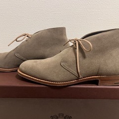 美品　Church's ベージュスエード チャッカブーツ　サハラ　SAHARAの画像