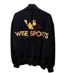 【美品】◯GRASS MEN'S グラスメンズ WISE SPORTS MA-1 黒 ブラック ABJ-100 C-TK-6333の画像