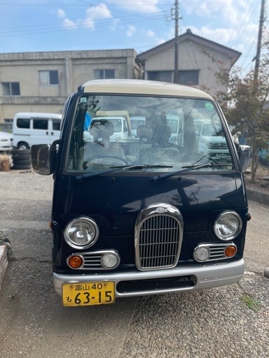 スバルサンバークラシックバン4WD (車検2年付き) (海王) 中新湊の