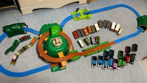トーマス車両、レール、どきどきマウンテンセット