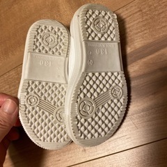 ホワイト 上履き 13.0 白　保育園　幼稚園の画像