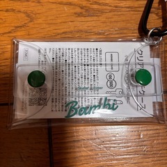 ディズニー　バンビ　クリアマルチケース　カラビナ付きの画像