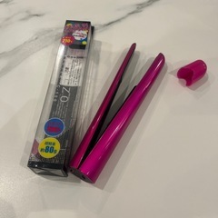 コードレスヘアアイロン シャイニーピンク 電池式
の画像